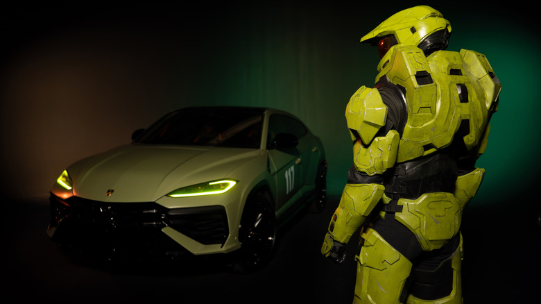 Lamborghini разработала Urus в стиле Halo, на котором можно ездить в Forza Horizon 6 (и, что важнее, я встретил Мастера Чифа)