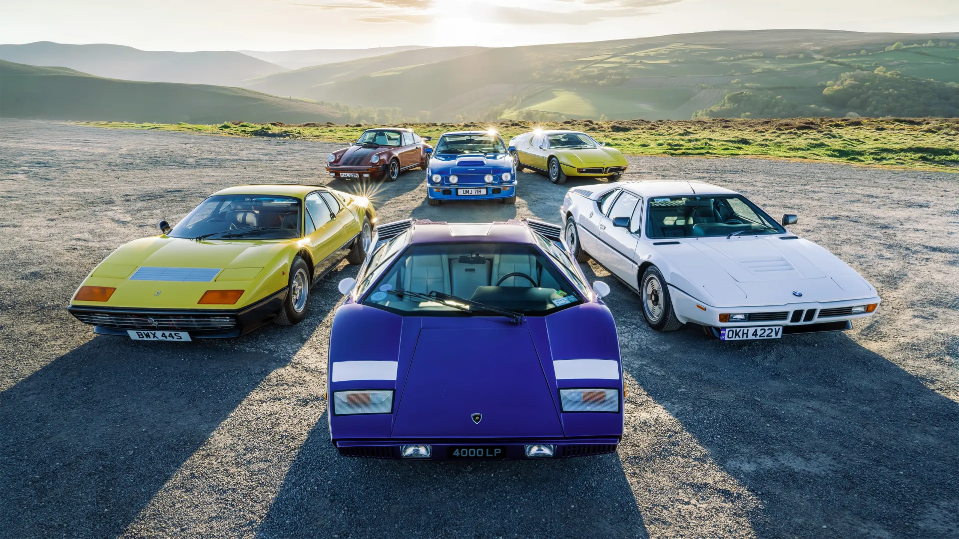 Вождение величайших суперкаров 70-х: от BMW M1 до Countach
